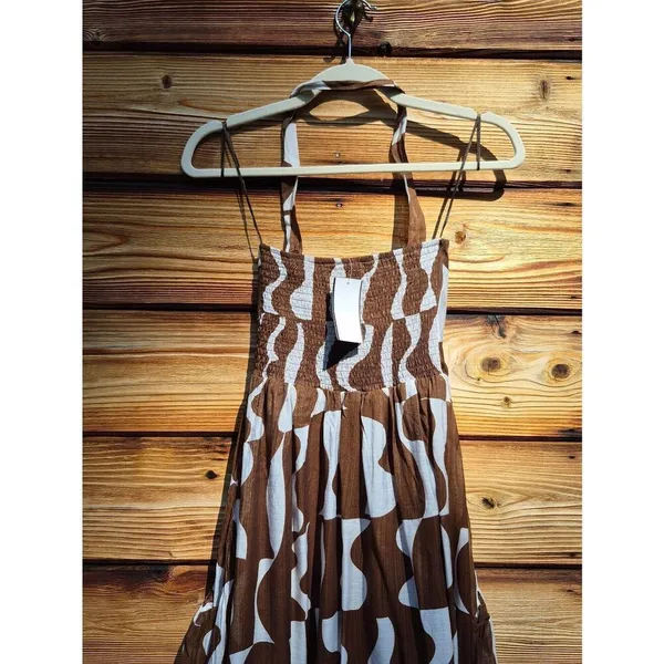 NWT Astr The Label Brown Mariella Halter Maxi Dress Size XS - Image 11