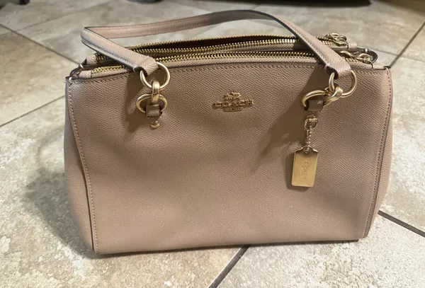 Coach Crossgrain Leather Mini Christie Carryall Handbag - Image 7