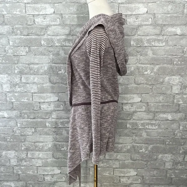 Free People For Keeps Hooded Cardigan Sweater Tie Front - Image 4
