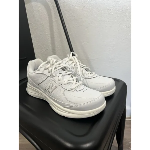 New Balance 577v1 White Sneakers Size 6.5 - Image 3