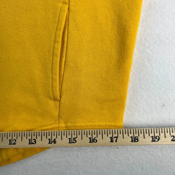VTG PINK Victoria's Secret Yellow Quarter Zip Pullover Sweatshirt‎ Eighty Six XS - Image 9