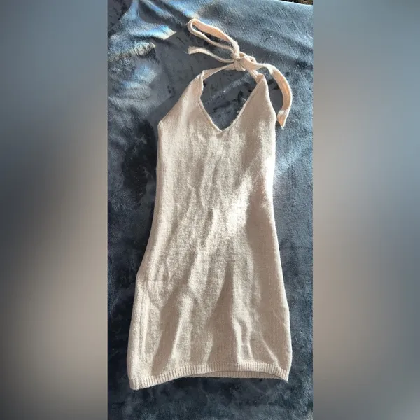 Princess Polly Blair Mini Dress in Beige Size XS/S - Image 9