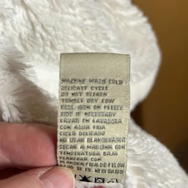 GREEN TEA Fleece Jacket with Sherpa Faux Fur Lining Cream Size XL - Image 7