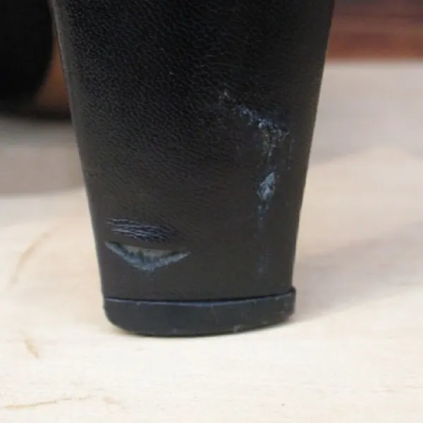 PREVATA Black Fabric Stretch Knee High Boots Black Size 8 - Image 7