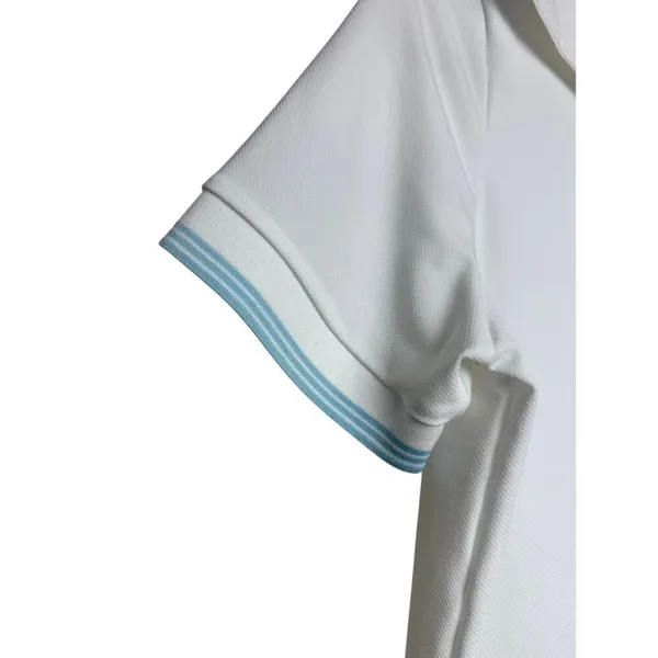 Addison Bay Easy Polo Dress in White Sz. S - Image 4