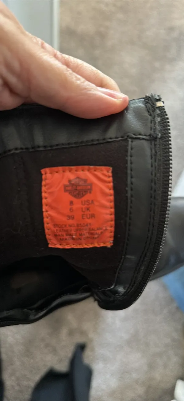 Harley-Davidson size 8 leather boots  - Image 3