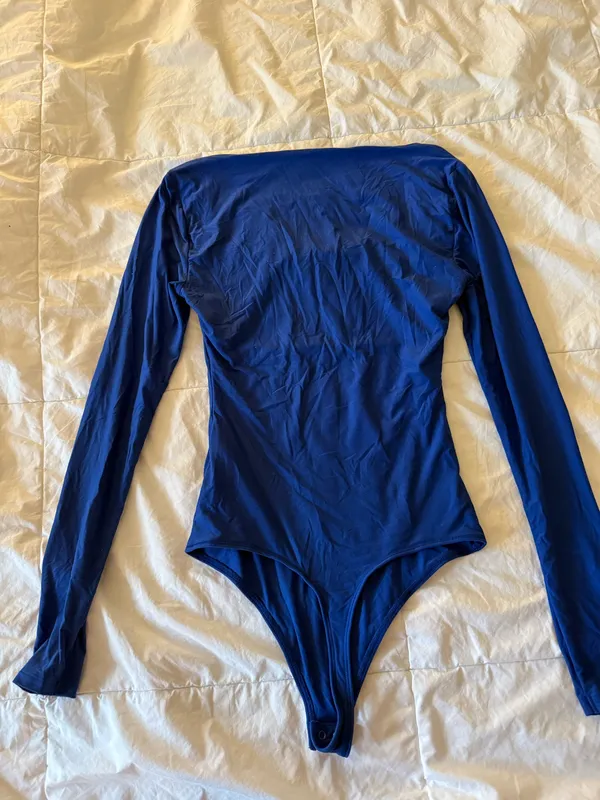 Abercrombie Top Long Sleeve Blue - Image 3