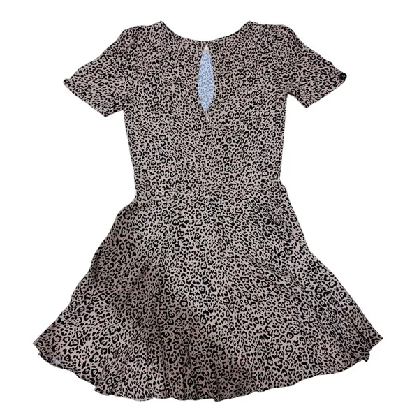 Reformation Katie leopard print mini dress EUC - Image 8