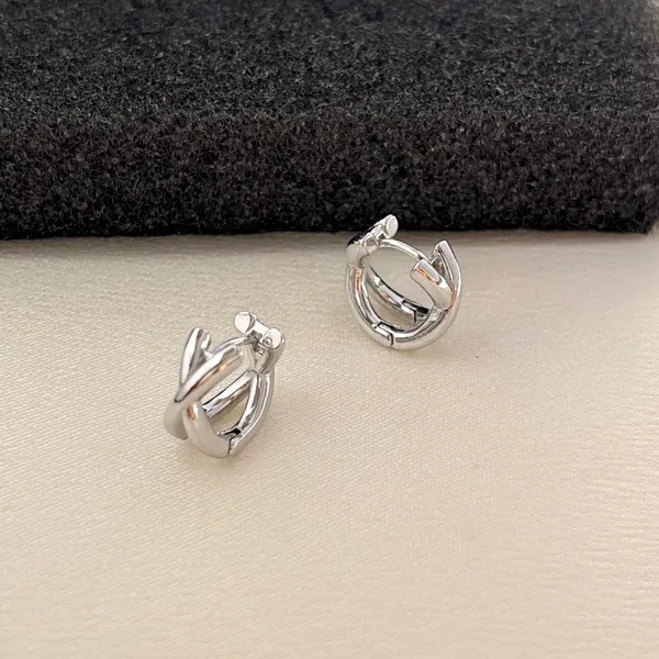 12mm Small Hoop Earrings for Men Women Streetwear Punk Hip Hop Unisex Earrings - Image 4