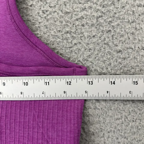 Lululemon Ebb to Street Cropped Racerback Tank Top Vivid Plum Athletic Women's 4 - Image 7