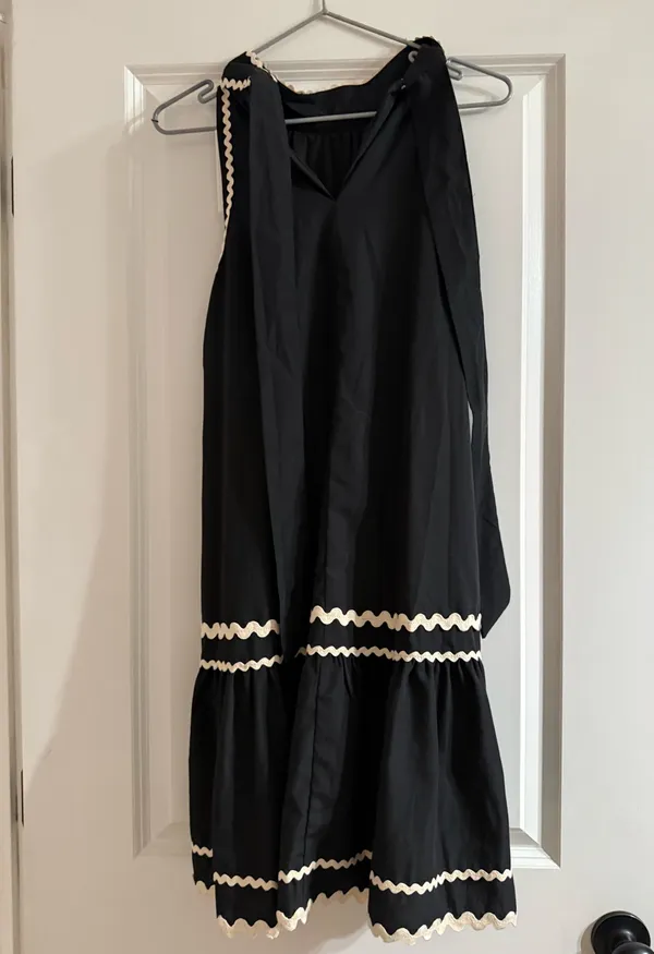 herringstones sleeveless tiered dress - Image 2