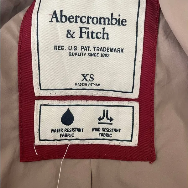 Abercrombie‎ & Fitch Women Jacket XS Hiking Camping Gorpcore Coastal Preppy Coat - Image 2