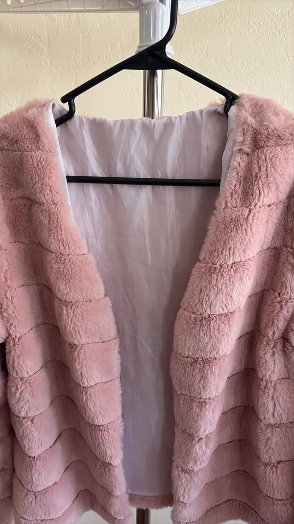Fur Jacket Pink - Image 2
