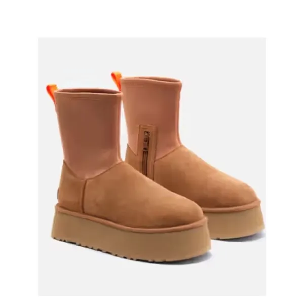 UGG Classic Dipper Platform Boot - Women's, Chestnut, size 10, NWT no box - Image 2
