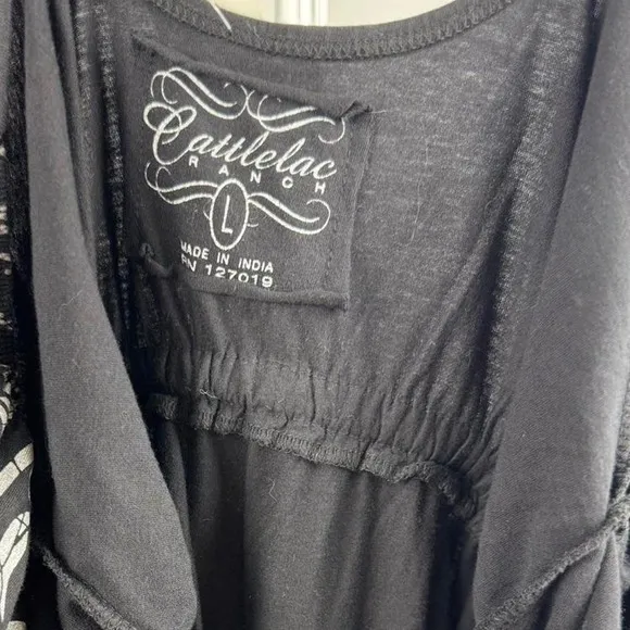 NWT Cattlelac‎ Ranch Western Dress Size L - Image 4