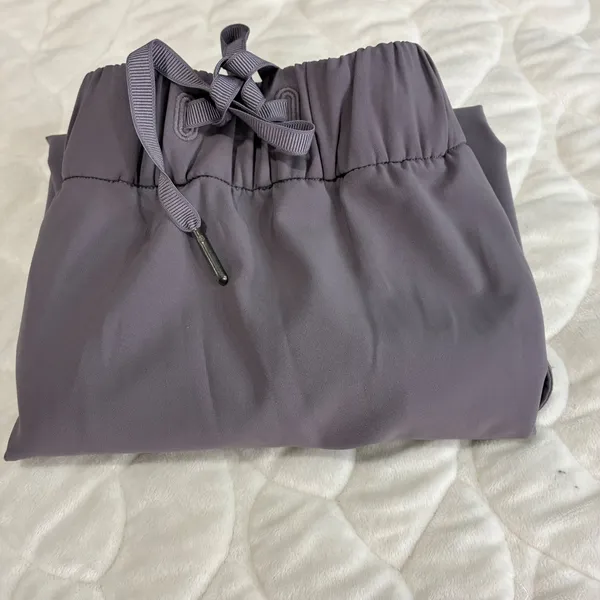 Lululemon On The‎ Fly Skirt Size 2 Gray Activewear Tennis Drawstring Athleisure - Image 8
