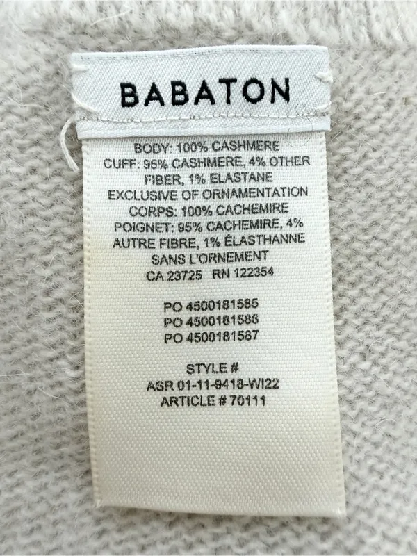 Babaton Aritzia Cashmere Tech Gloves Beige One Size - Image 5