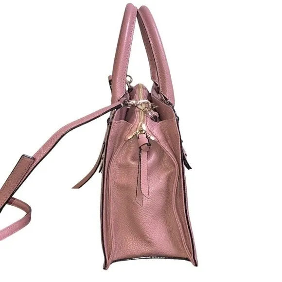 Kate Spade Mulberry Street Lise Satchel Rose Leather Convertible Crossbody Bag - Image 4