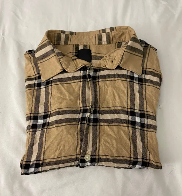 H&M Regular Fit Coupe Flannel - Image 5