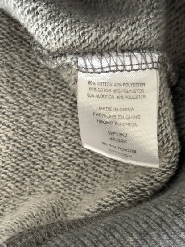⭐ Best option for Curtsy search: RVCA Gray Logo Crewneck Sweatshirt Size Small - Image 3