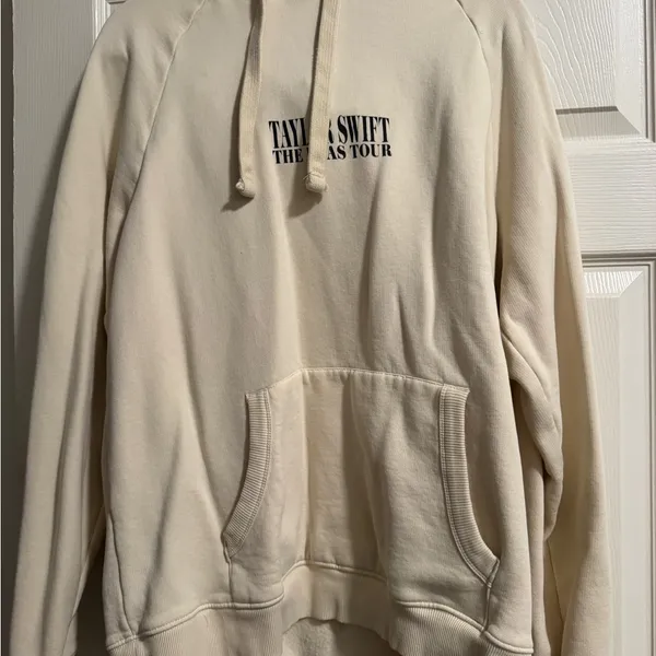 Taylor Swift Cream Hoodie - The Eras Tour - Image 2