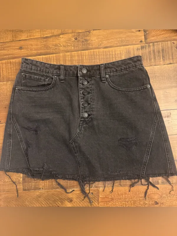 WE THE FREE Distressed Mini Skirt - Image 2