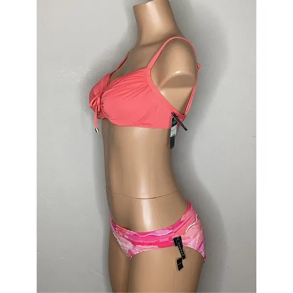 New. Lauren Ralph Lauren pink & orange bikini. 12-top/8-bottom. Retails $129 - Image 6