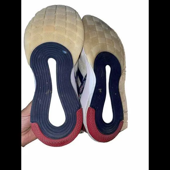 Womens Adidas Crazyflight USA‎ Volleyball Shoes Red White and blue Size 10 - Image 7