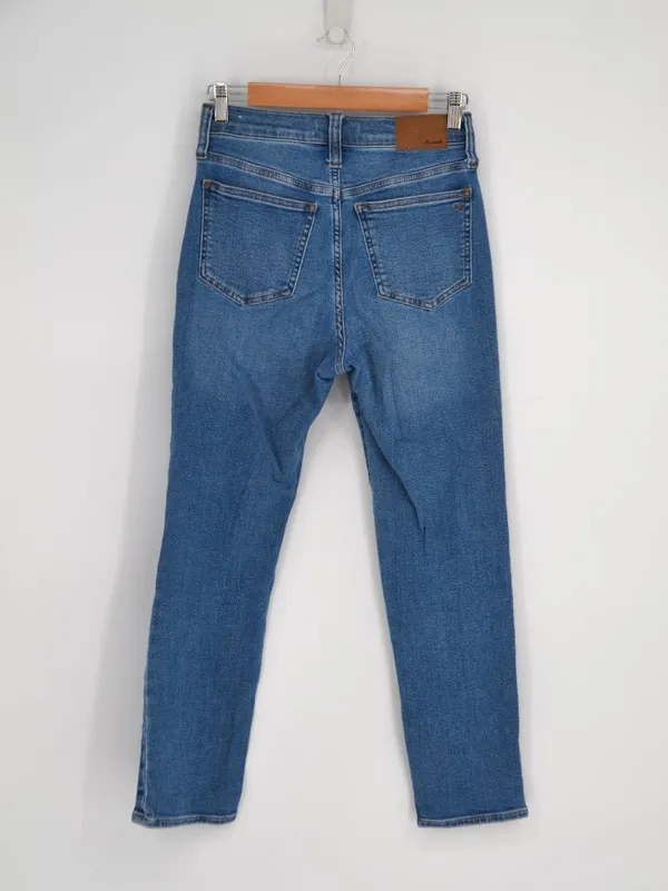 Madewell The Perfect Vintage Jean High Rise Tapered Jeans Blue Size 25 - Image 4