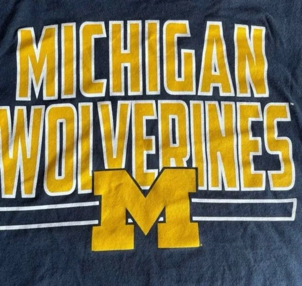 Michigan Wolverines NCAA Long Sleeve T-Shirt - Medium - NEW - Image 5
