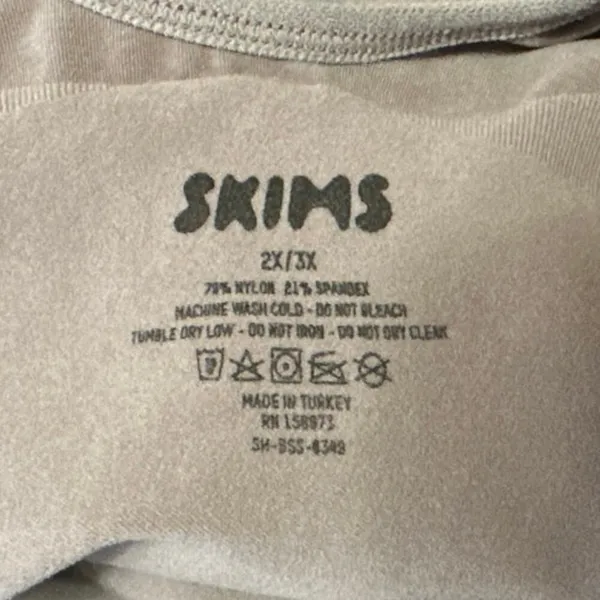 Skims Brown Sleeveless Shaping One Piece Onesie Sculpt Bodysuit Top Sz 2x/3x - Image 4