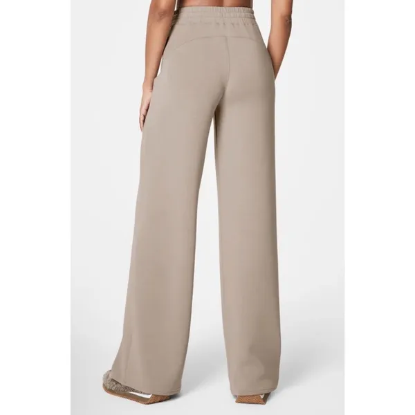 Spanx Air Essentials Wide Leg Pant Large Petite Ashwood (taupe) NWT $138 - Image 2