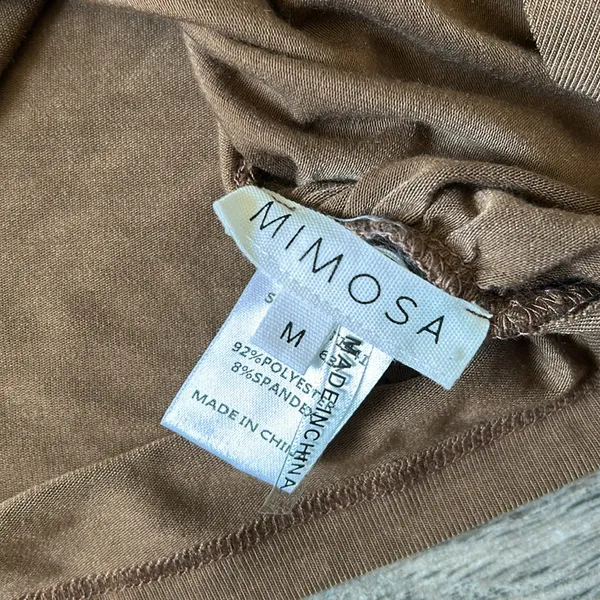 Mimosa brown tank top Size M - Image 2