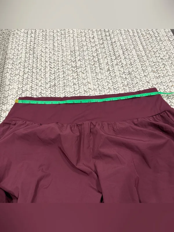 Halara Maroon Flowy High Waisted Pants - Image 5