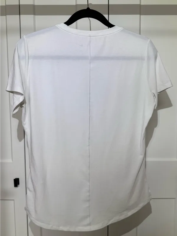 Nike White Short Sleeve Dri-FIT Tee - Image 2