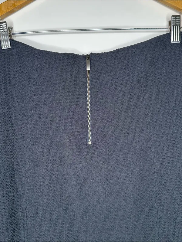 Maeve Anthropologie Black Dual Split Button Front Sailor Midi Skirt Size 8 - Image 8