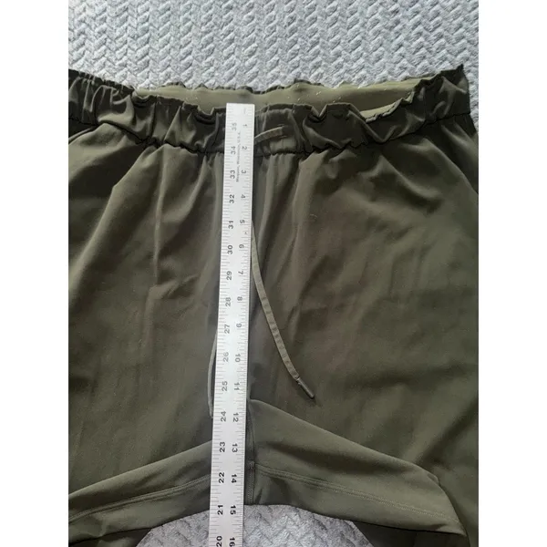 Lululemon Women's‎ Jogger Pants On The Fly Luxtreme Dark Olive Green Size 14 - Image 9