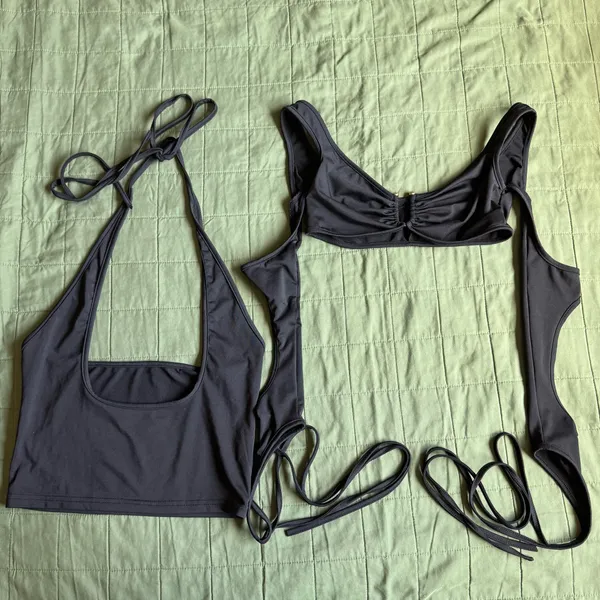 Black Cut Out Top - Image 3
