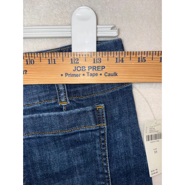 Maeve Anthropologie The Colette Cropped Wide Leg Jeans Dark Wash Denim‎ 28 NEW - Image 6