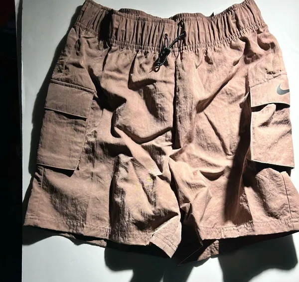 Nike Sportswear Essential Women's Woven High-Rise Cargo Shorts - Smokey Mauve XS - Image 6