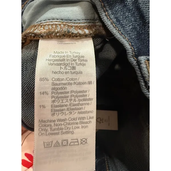NWT Madewell Mid-Rise Kick Out Jeans Size 26 Dark Indigo Ankle Flare - Image 6