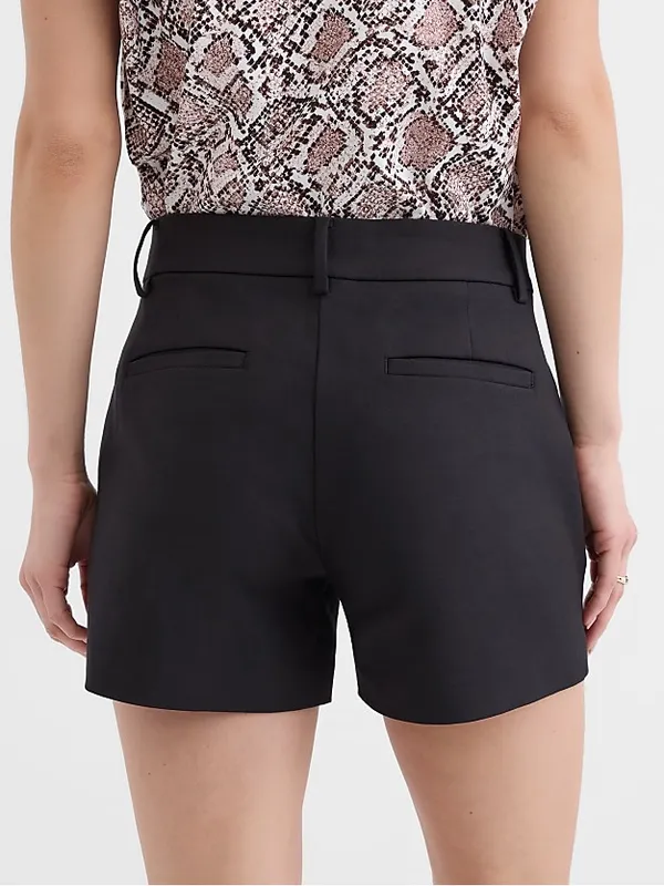 LOFT Riviera Black Cotton Chino Shorts Size 6 - Image 2