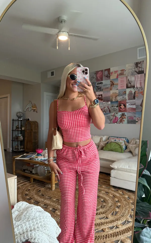 Red gingham set - Image 3