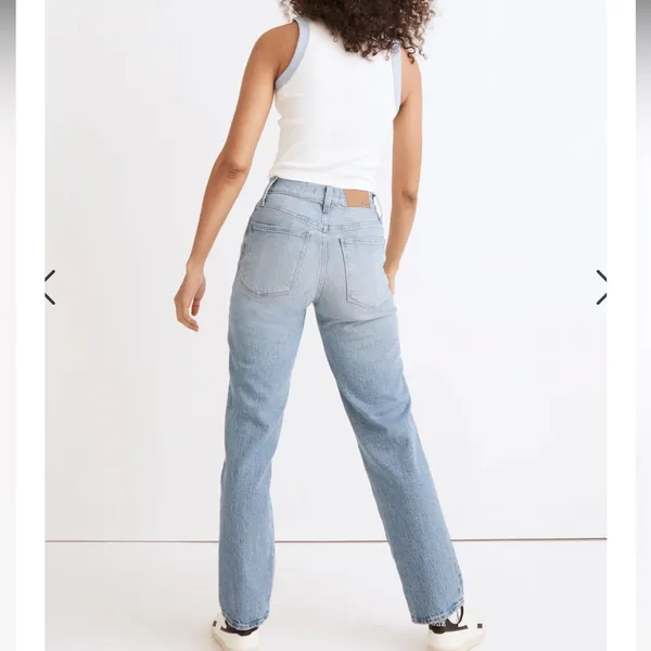 Madewell the Mid Rise Perfect Vintage Straight Jeans - Image 2