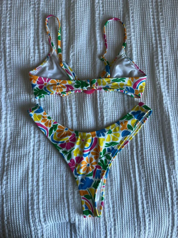 Xhilaration Bikini Set Floral - Image 2