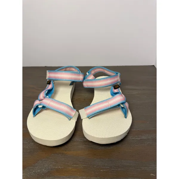 Teva Original Universal Gradient Sandals Pastel Pink Blue Women's Size 6 - Image 7