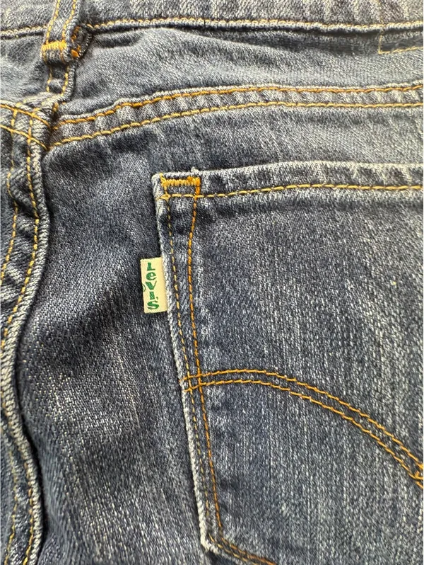 Levi’s Eco Green Tab Women’s Jeans Blue Denim Organic Cotton Y2K 32x30 - Image 8