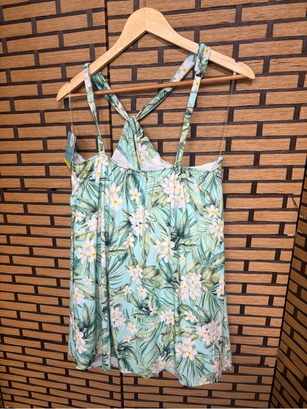Bal harbour mint floral swim dress size 18 - Image 2