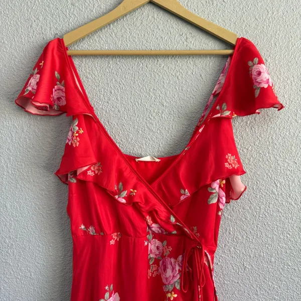 Altar'd State Floral Wrap Dress Size Medium‎ NWT - Image 3