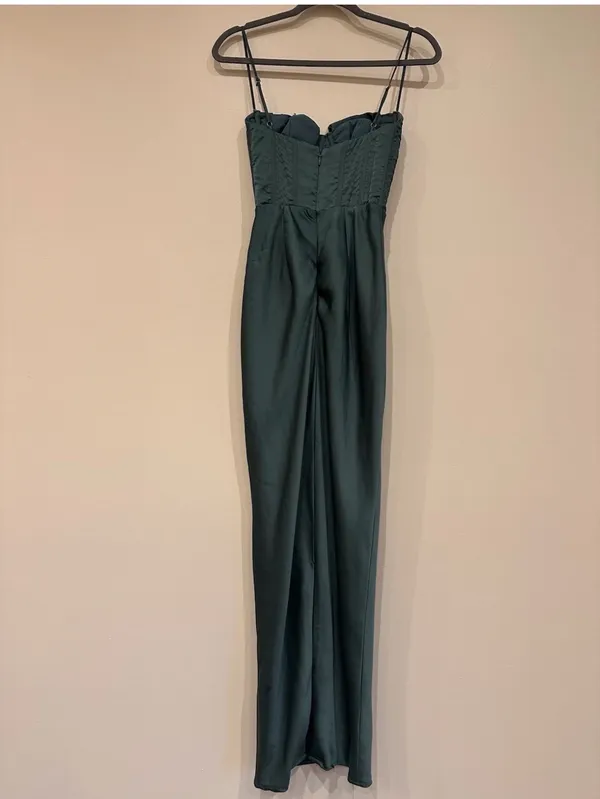 House of CB Charmaine Forest Corset Maxi Dress XS - Image 7
